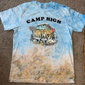 CAMP HIGH retro tye-dye tshirt